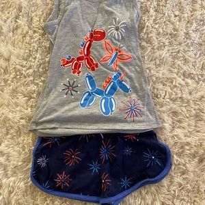 Tank top short pajama set